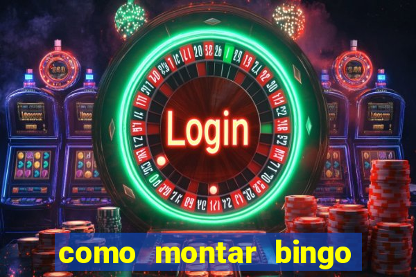 como montar bingo brinquedos toia